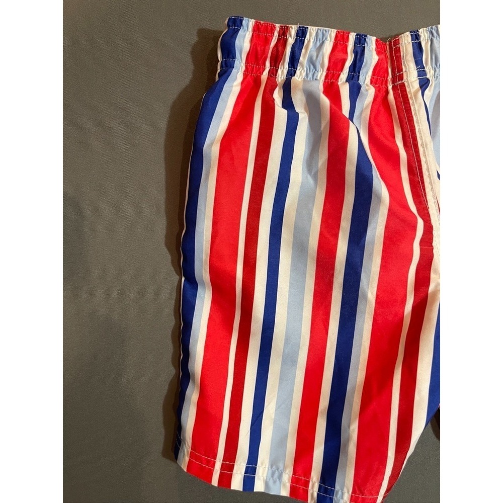 Toddler boys cat and jack swim trunks size 8 primary colored striped - Picture 6 of 9